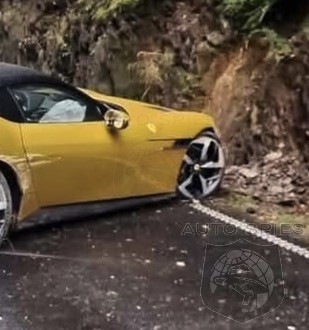 We Can Write Off This Ferrari 12Cilindri After Journalist Runs Out Of Skill And Crashes Supercar